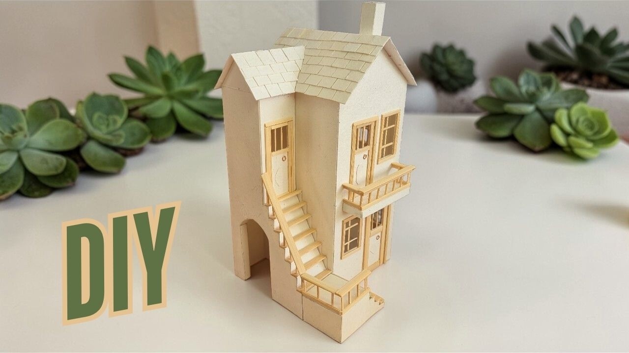 DIY Cardboard House | Maket ev | Kartondan Ev Yapımı