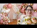 DIY Balloon Garland Circle Arch Backdrop