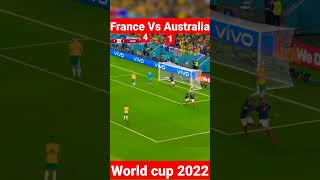 WORLD CUP 2022 || France Vs Australia #shotsvideo #worldcup2022 #goals #shorts