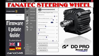 aggiornamento firmware Fanatec DD Pro con PC - software Driver 451