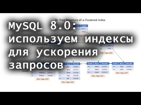 Видео: MySQL 8.0: используем индексы для ускорения запросов