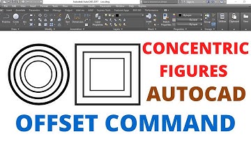 HOW TO USE OFFSET COMMAND IN AUTOCAD