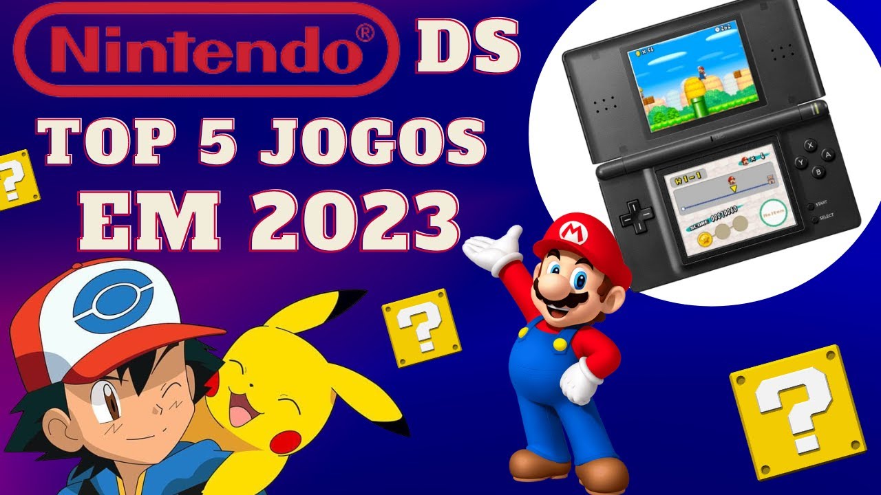 TOP 5 MELHORES JOGOS DE NINTENDO DS EM 2023 !!! - YouTube
