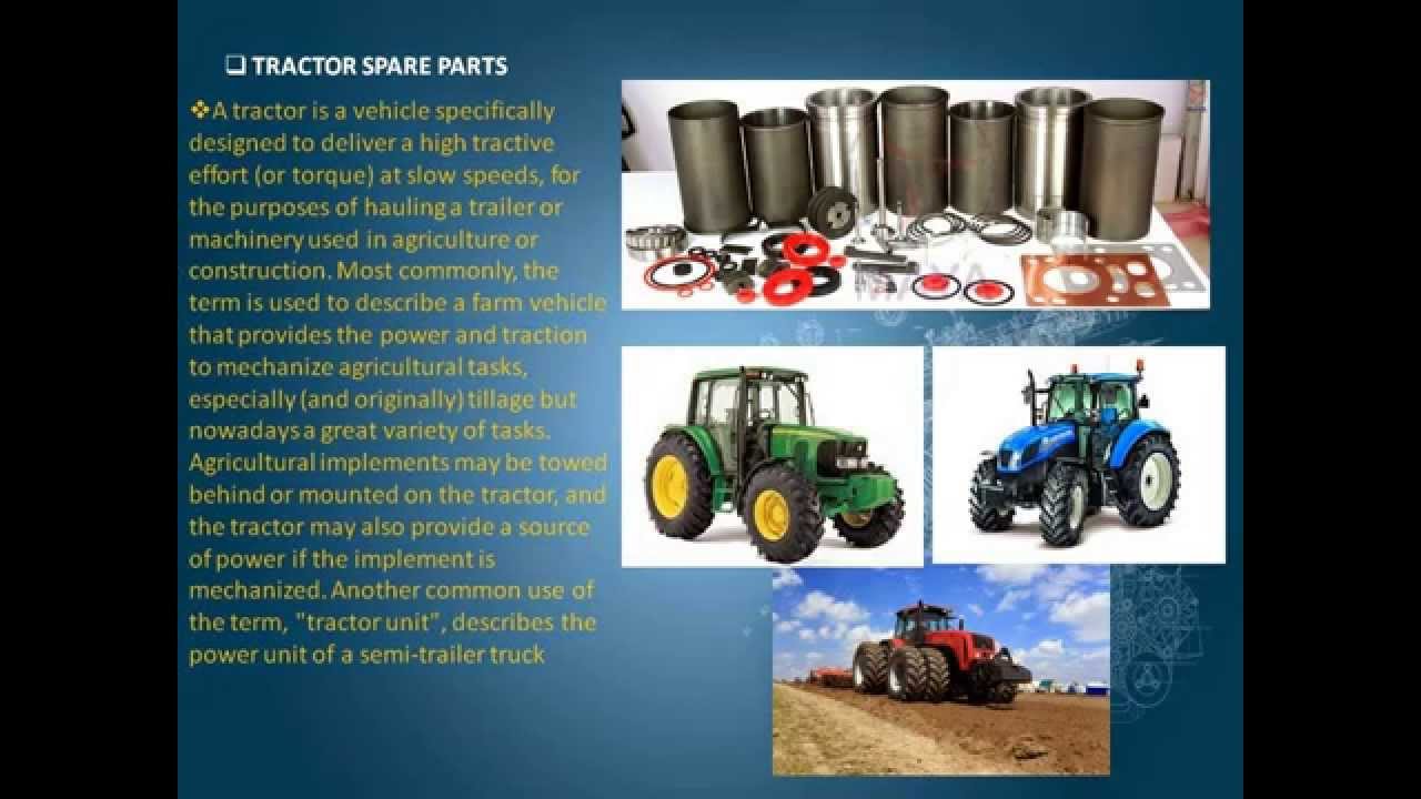 Spare Parts of Tractor. - YouTube