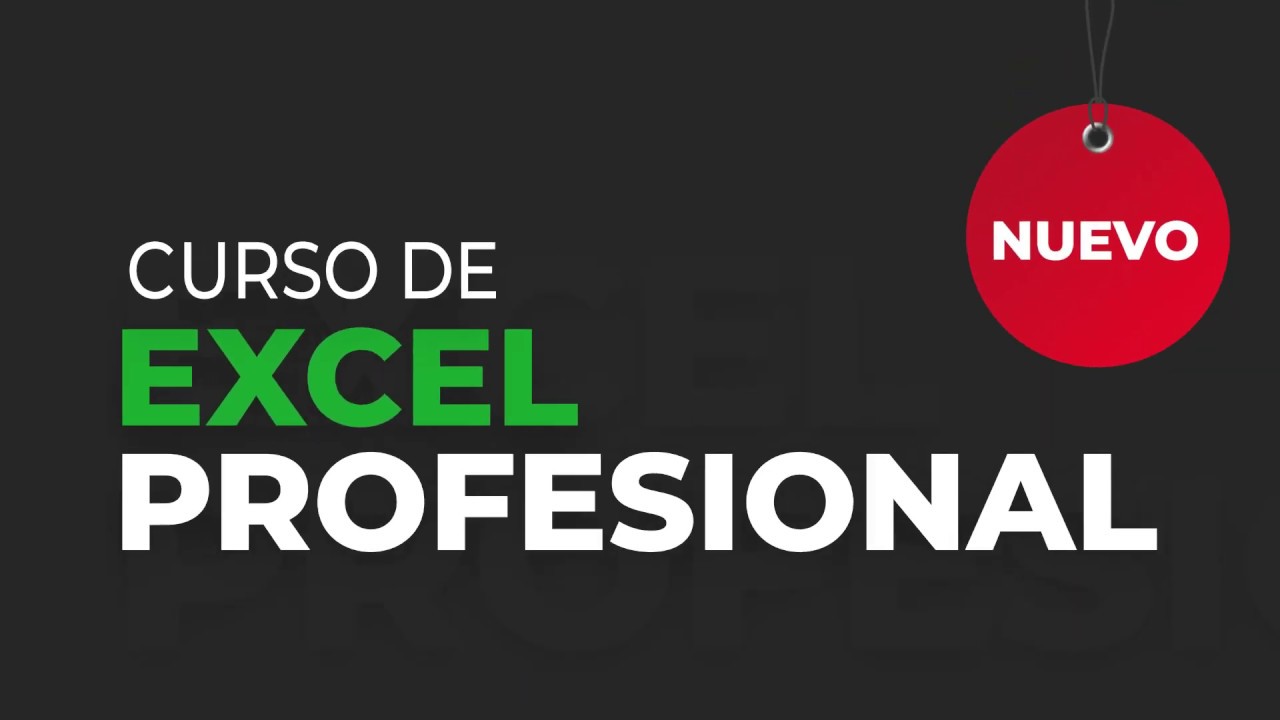 Estudia Excel Profesional Cámara de Comercio Exterior Básico, Intermedio y Avanzado YouTube Estudia Excel Profesional Cámara de Comercio Exterior Básico, Intermedio y Avanzado YouTube
