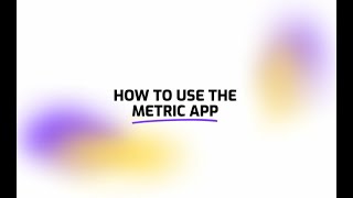 How to use the Metric App? screenshot 3
