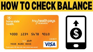 How To Check Balance On My Health Pays Rewards Card (2026)
