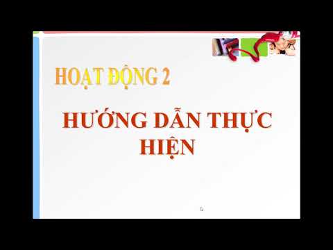 Thủ công 1 - Tuần 28 - Bài 19: Cắt, dán hình tam giác