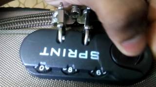 Easy trick to unlock a suitcase luggage's password | Easy way to open a suitcase luggage lock screenshot 4