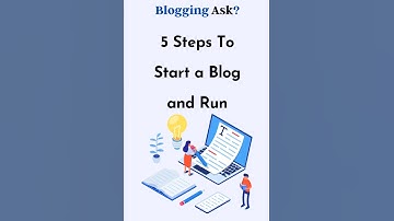 5 Steps To Start a Blog and Run. # #wordpressblogger #bloggingplatform
