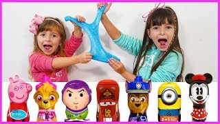 Como fazer Slime no desafio de Slime divertido  | Jéssica Godar e Laurinha e Helena