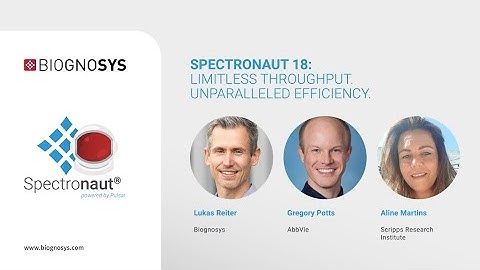 Spectronaut® 18: Limitless Throughput. Unparalleled Efficiency.