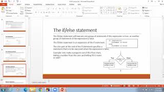 ITCP Lecture 10 & Lab 7: Relational & Logical Operators and Conditional Statements Part 3/4