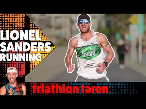 Pro Triathlete Ironman LIONEL SANDERS Running Form Analyzed in SLOW MOTION