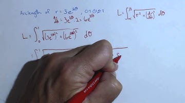 Arc Length of a Polar Curve with a Definite Integral