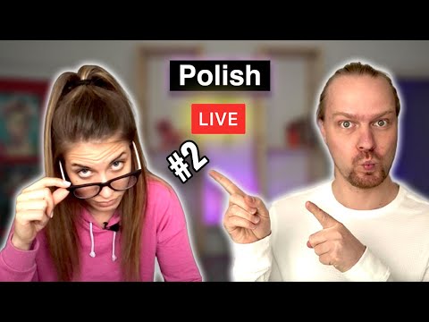 Polish Speaking Lessons | 🔴  LIVE | Intermediate Level | #2 | Feat. Sziszi & Artem
