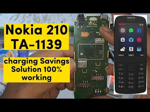 Nokia 210 TA-1139 Charging Saving Solution | Charging Jumper | Charging Not Save | Ahmad Mobile Tech