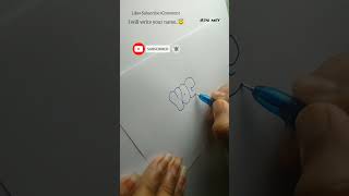 How to write YOGIT in bubble letters #shorts #tutorial #fyp