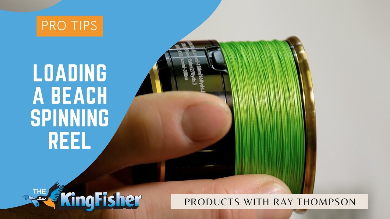 Reel Loading Loading A Beach Spinning Reel - YouTube