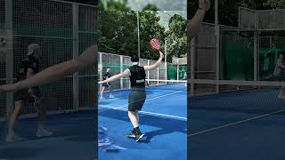Have you seen a crazier point in a champ tie break?! 🔥 (Full vid on my long form videos) #padel