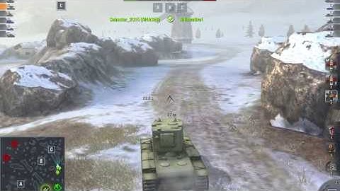 World of Tank Blitz | KV-2 Gameplay | Steel Wall | How to Side scrape