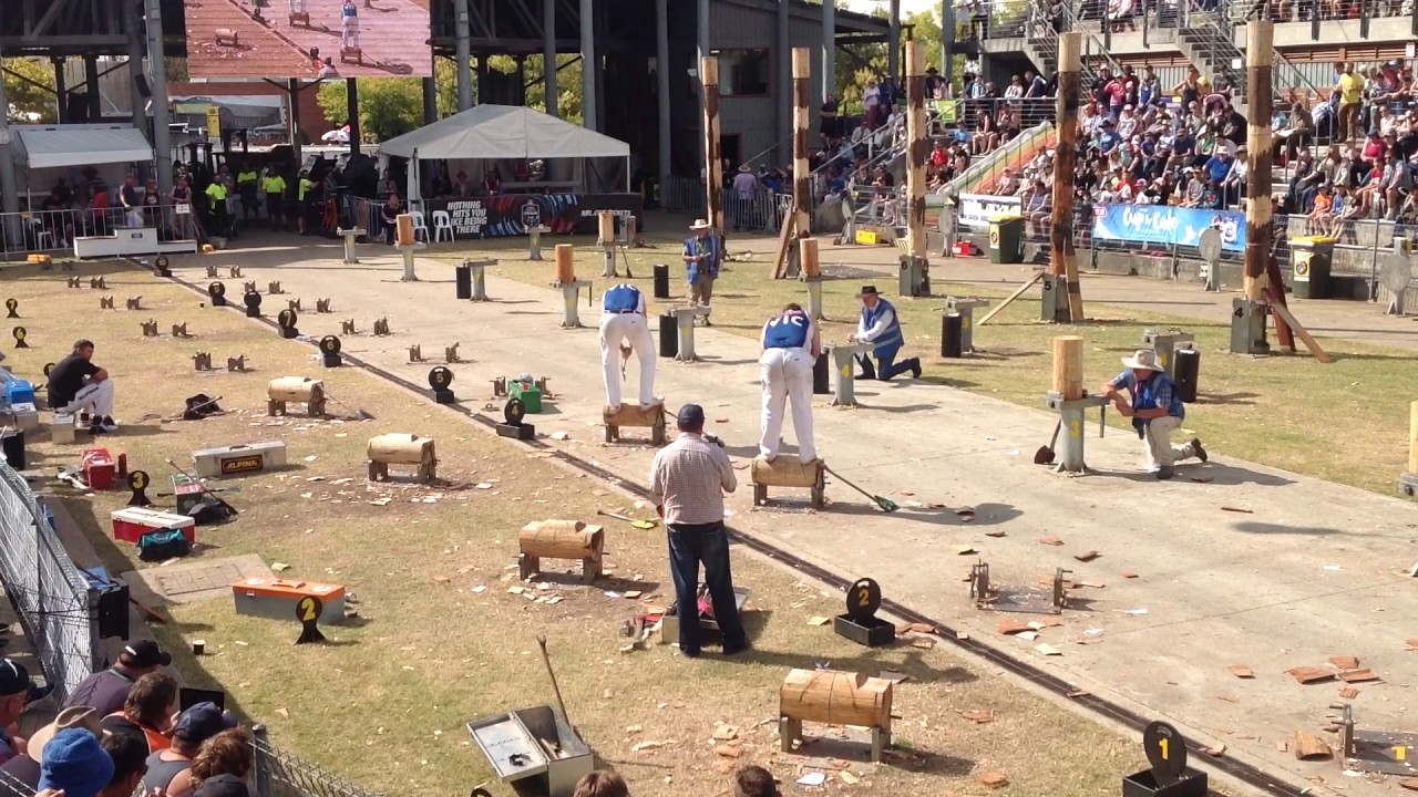 300mm Underhand Championship Elimination Preliminary Final 1 Brayden Meyer vs B Willoughby   Sydney