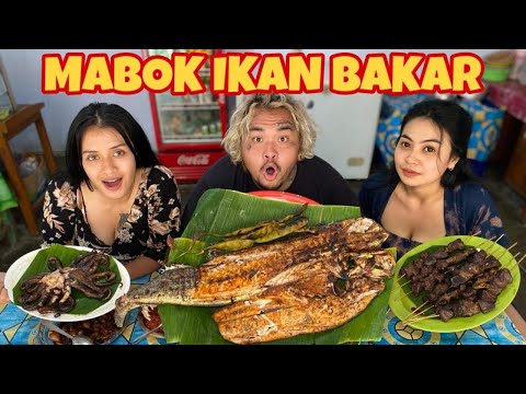 MABOK IKAN BAKAR DI PANTAI SENDANG BIRU…!!!!