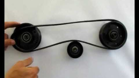 Installation of Hutchinson Poly V belt and tension measurement with Easytec