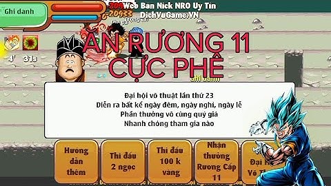 Ngọc Rồng Online - Cách Build đồ và sức đánh chuẩn để ăn rương 11 hành tinh xayda