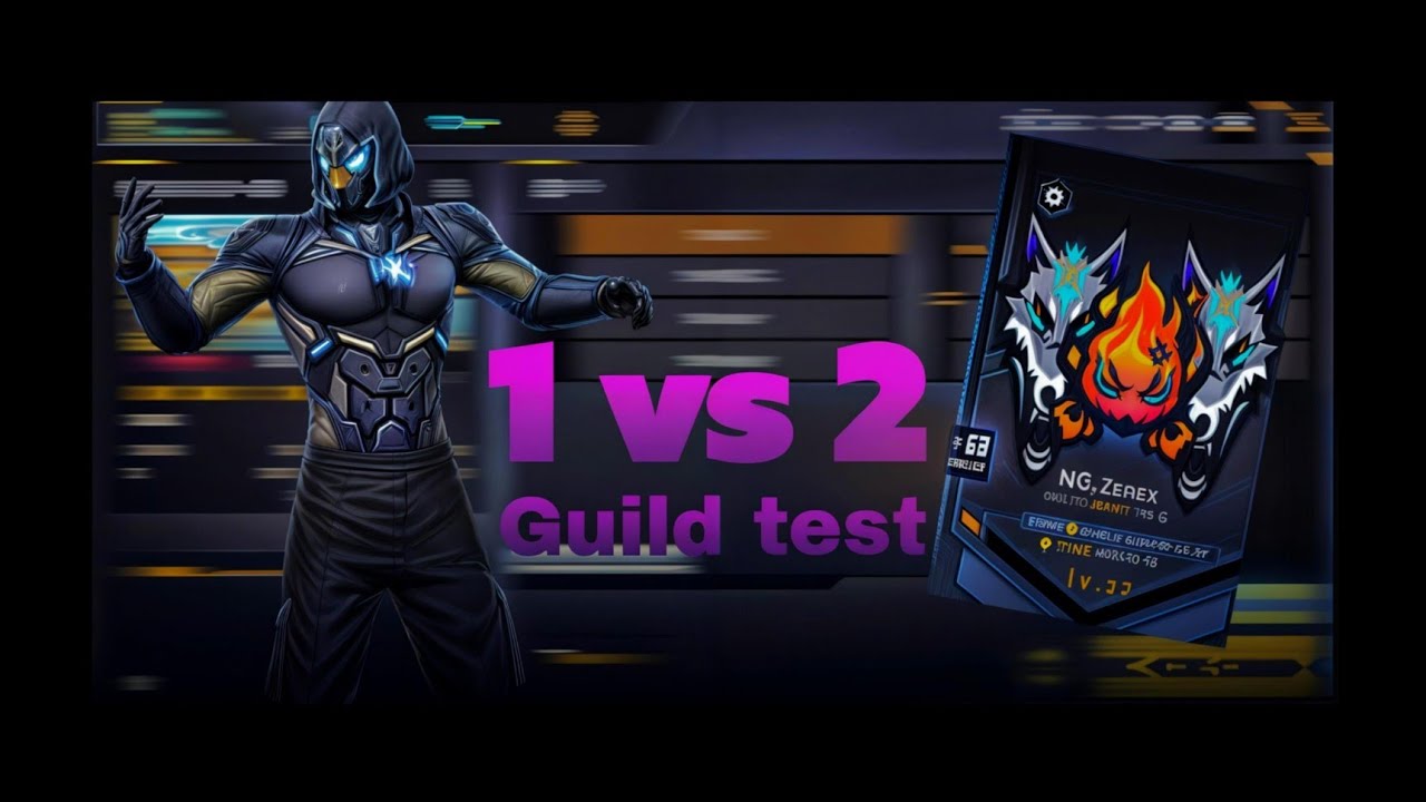 FF LIVE GUILD TEST 1 VS 2 | FREE FIRE LIVE GUILD TEST | LIVE GUILD ...