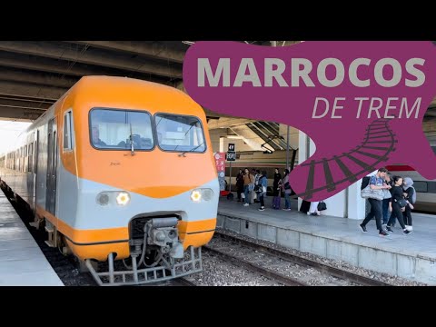 Vídeo: Viagem de trem no Marrocos