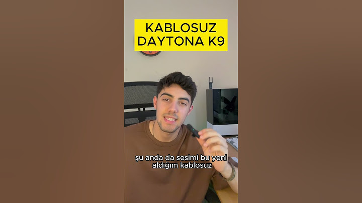 YouTuber yapan Mikrofon Daytona K9
