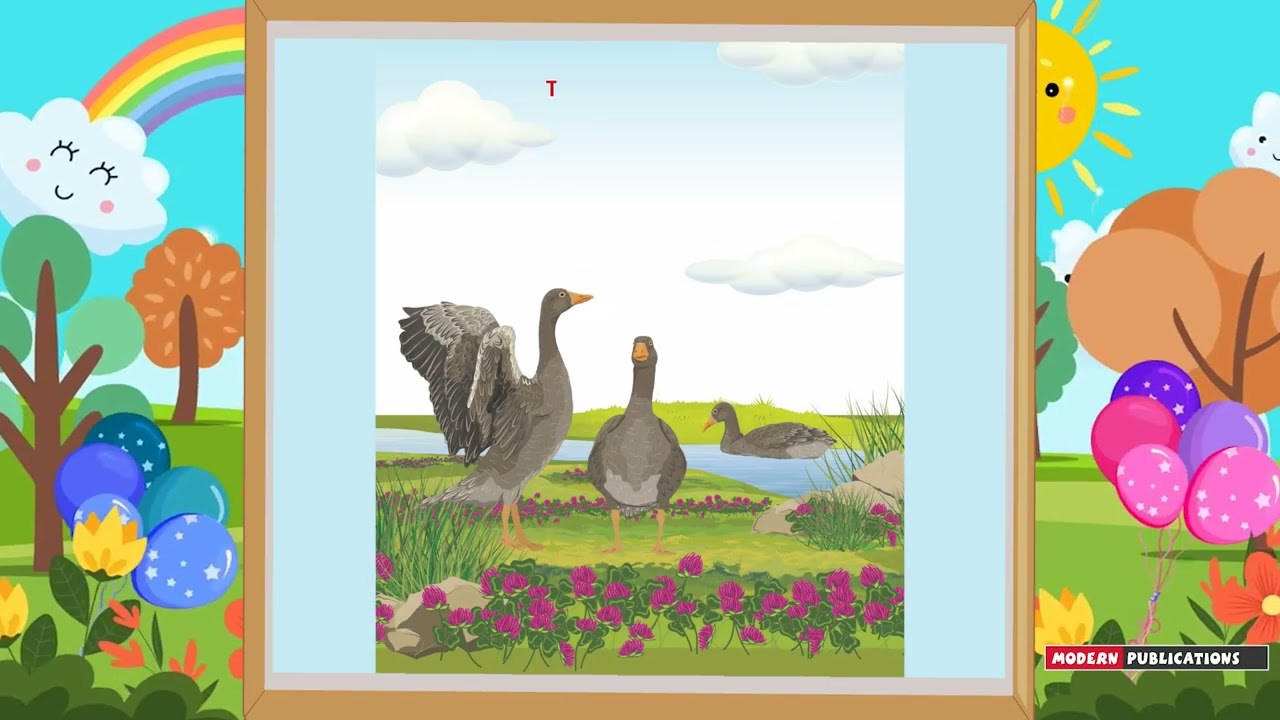 HOB NOB MY FRIST BOOK OF RHYMES | CHAPTER 5 THREE GREY GEESE