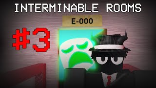 EXPLORING THE E SECTION AND V SECTION!!! | Roblox Interminable Rooms Part 3