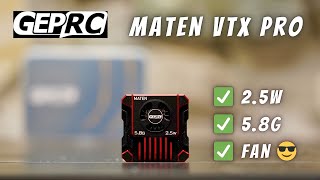 GEPRC Maten 5.8G 2.5W VTX PRO - Cheap long-range analog FPV!