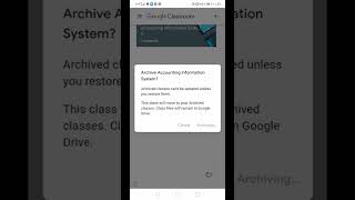 Delete Class in Google Classroom