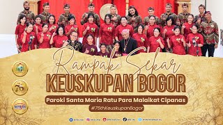 Rampak Sekar Keuskupan Bogor - Paroki Santa Maria Ratu Para Malaikat Cipanas #75thKeuskupanBogor