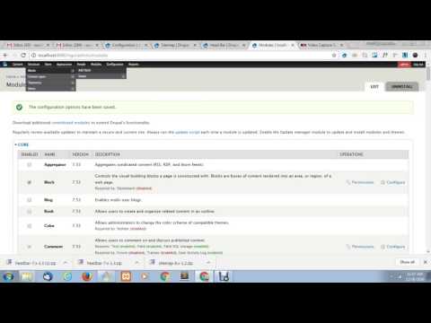 Drupal 7:  configure headbar module in drupal