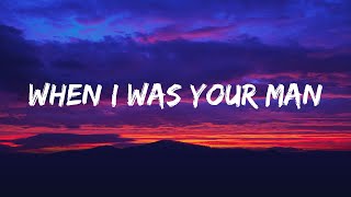 When I Was Your Man - Bruno Mars (Lyrics) | 2023년 가장 핫한 인기팝송 100곡 모두 해석해버리기