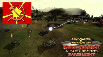 C&C Red Alert: A Path Beyond Game Night 6/30/2018 - Soviets Gameplay