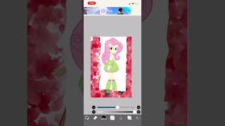 First vid| fluttershy redesign♥︎|#ibispaintx #mlpequestragirls #fluttershy