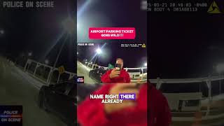 Airport Parking Goes Wild! [👇FULL VID] #arrest #bodycam #cops