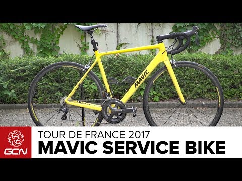 Видео: Mavic неутрални сервизни велосипеди с капкомер за Tour de France 2017