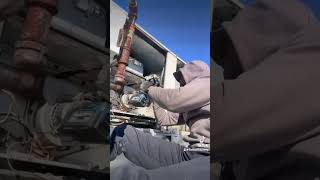 Fix It With Scotty🛠️ Inducer Blower Motor replacement! #hvac #hvactechnician