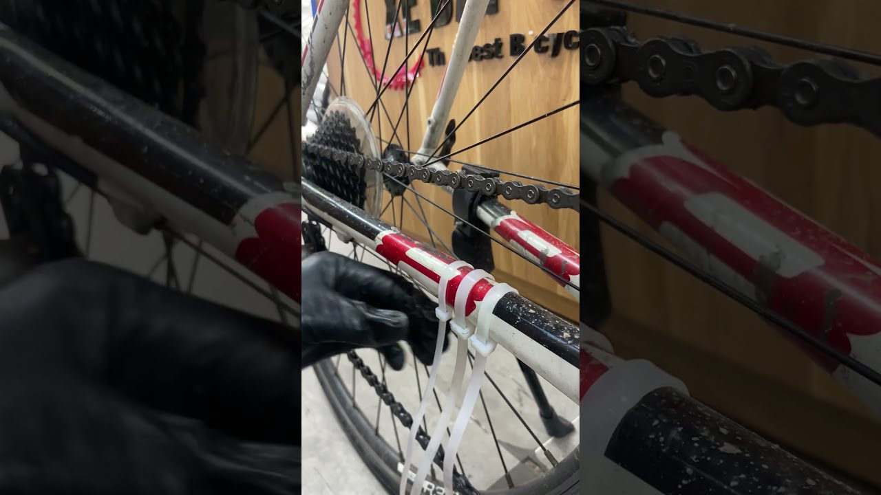 Mẹo chống xước khung xe đạp 