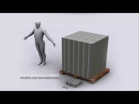10 tonnes vs 100 tonnes of gold Here’s 10 tonnes of gold compared to 100 tonnes