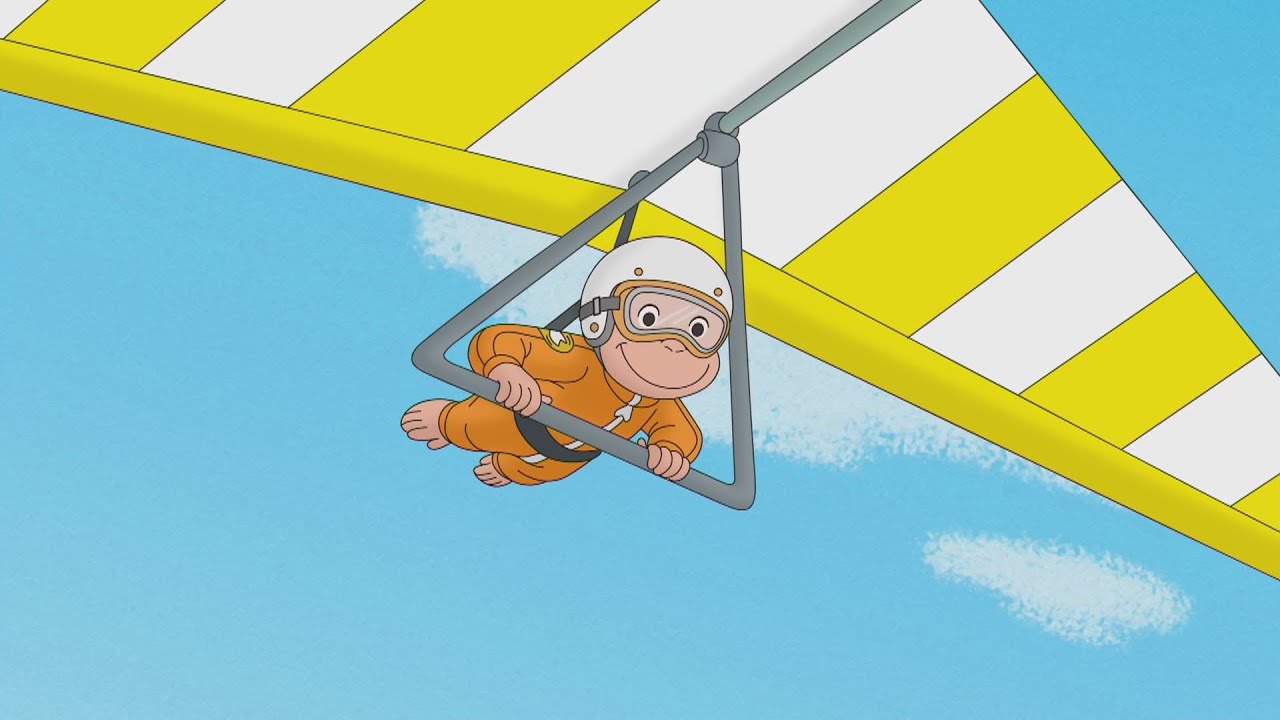 George Goes Hang Gliding  🐵 Full Episodes 🐵 Curious George | Animal Friends
