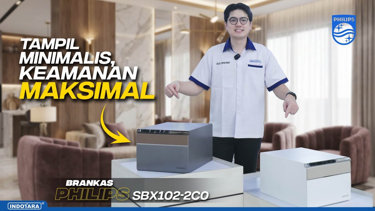 REVIEW LENGKAP BRANKAS PHILIPS SERIES 1000 SBX102-2C0 | BRANKAS MINIMALIS DENGAN PROTEKSI ANDAL