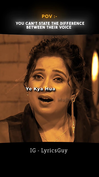 Ye Kya Hua Mujhe✨🌸|Hindi Lyrics| #hindi #song #lyrics #shorts #music #explorefeed #asthetic #shreya