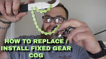 How To Replace A Cog On A Fixed Gear Bicycle